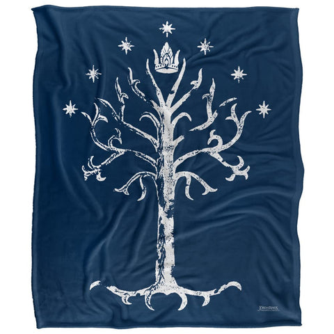 LOGOVISION Tree of Gondor close-up of silky-touch fleece texture for comfort