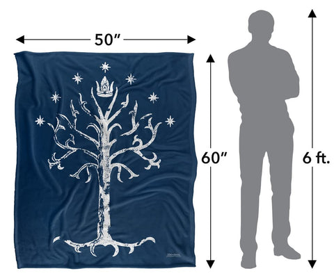 LOGOVISION Tree of Gondor double overlock stitching detail for edge durability