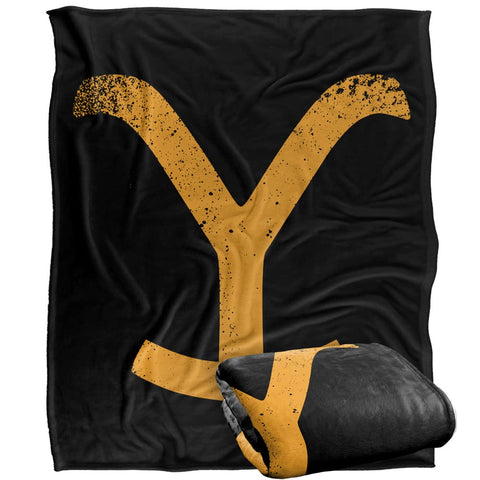 LOGOVISION blanket front view showing design and cozy appeal