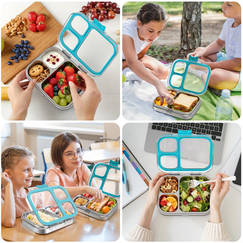 LOHASOK bento being washed to show easy cleaning and durable materials
