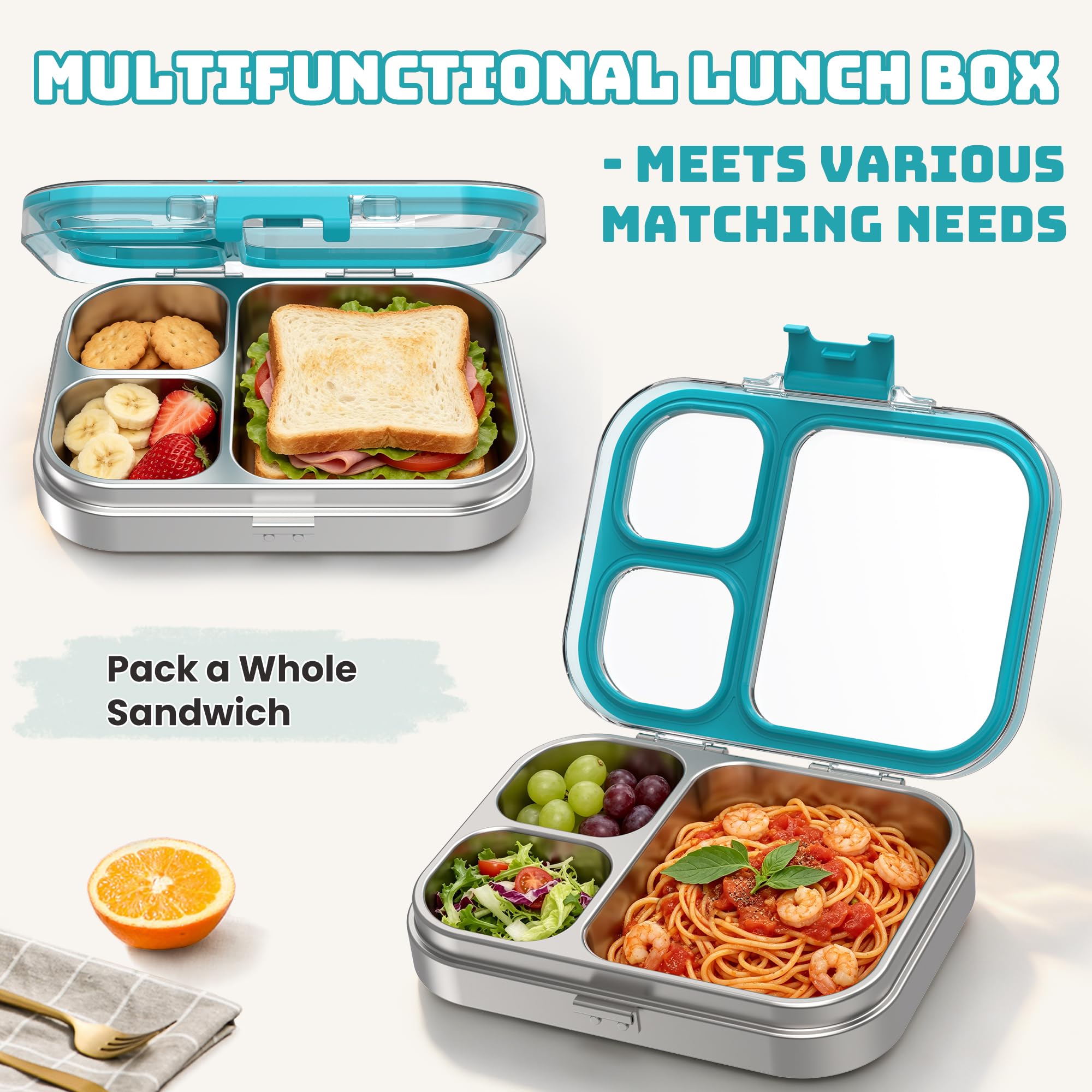 LOHASOK bento inside backpack demonstrating travel-ready convenience and secure fit