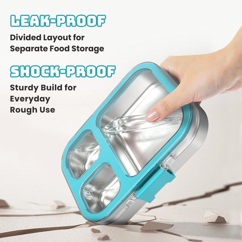 LOHASOK close-up of silicone seal ensuring leak-proof protection and freshness