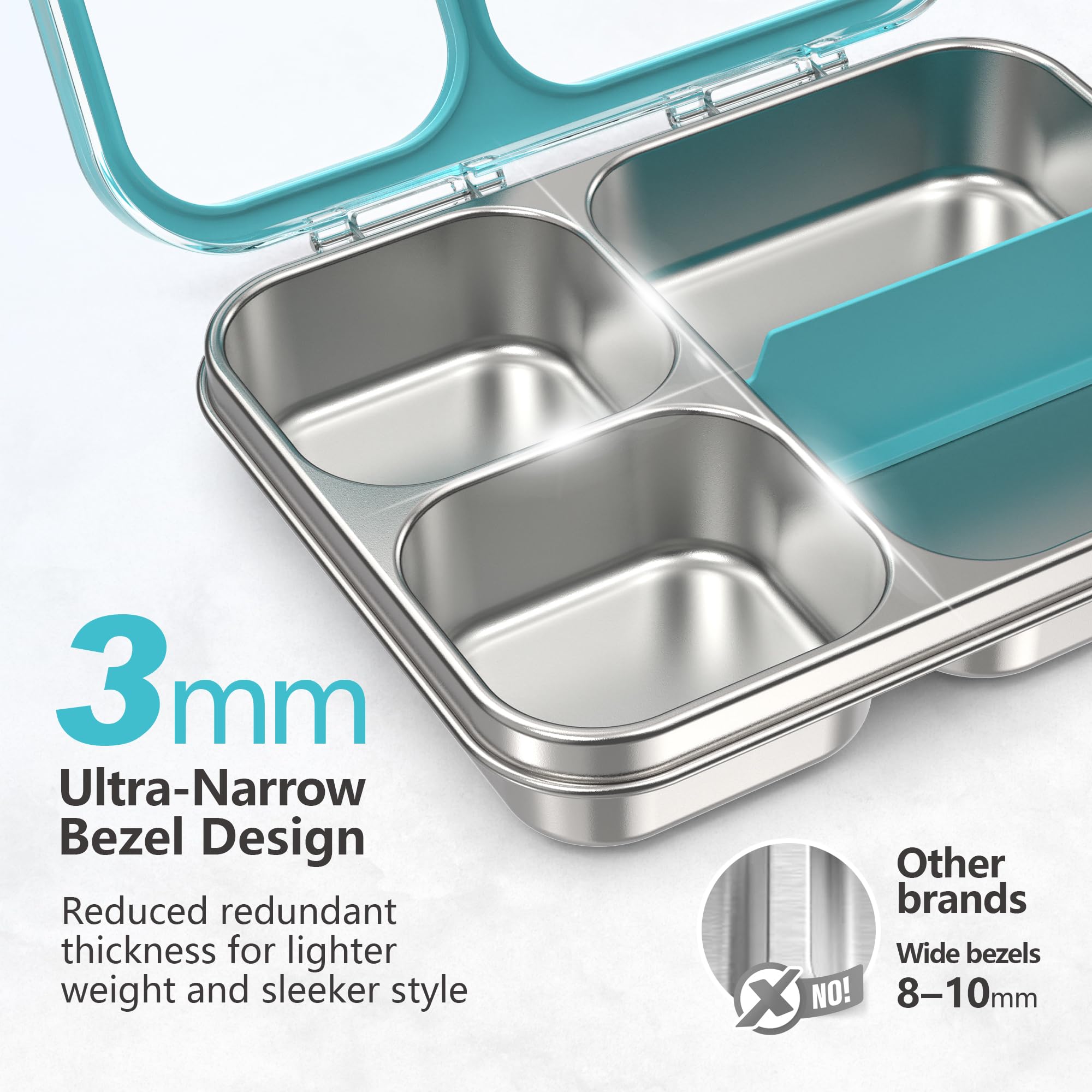 LOHASOK closeup of silicone seal highlighting leakproof protection benefit