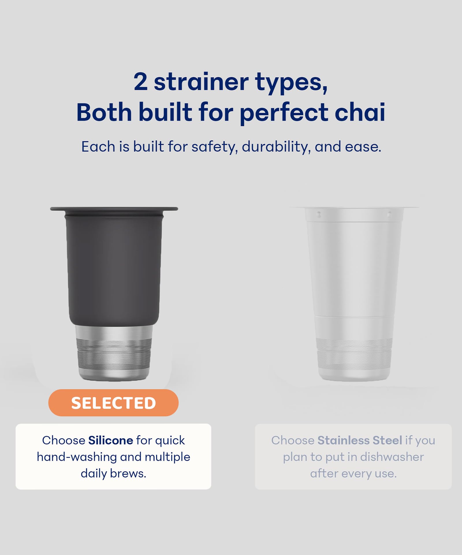 Loka chai maker on kitchen counter in lifestyle setting for everyday ritual