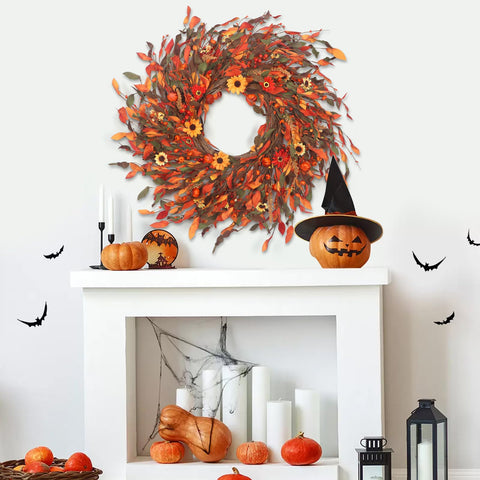 lokeisna wreath compressed in package showing easy shipping convenience