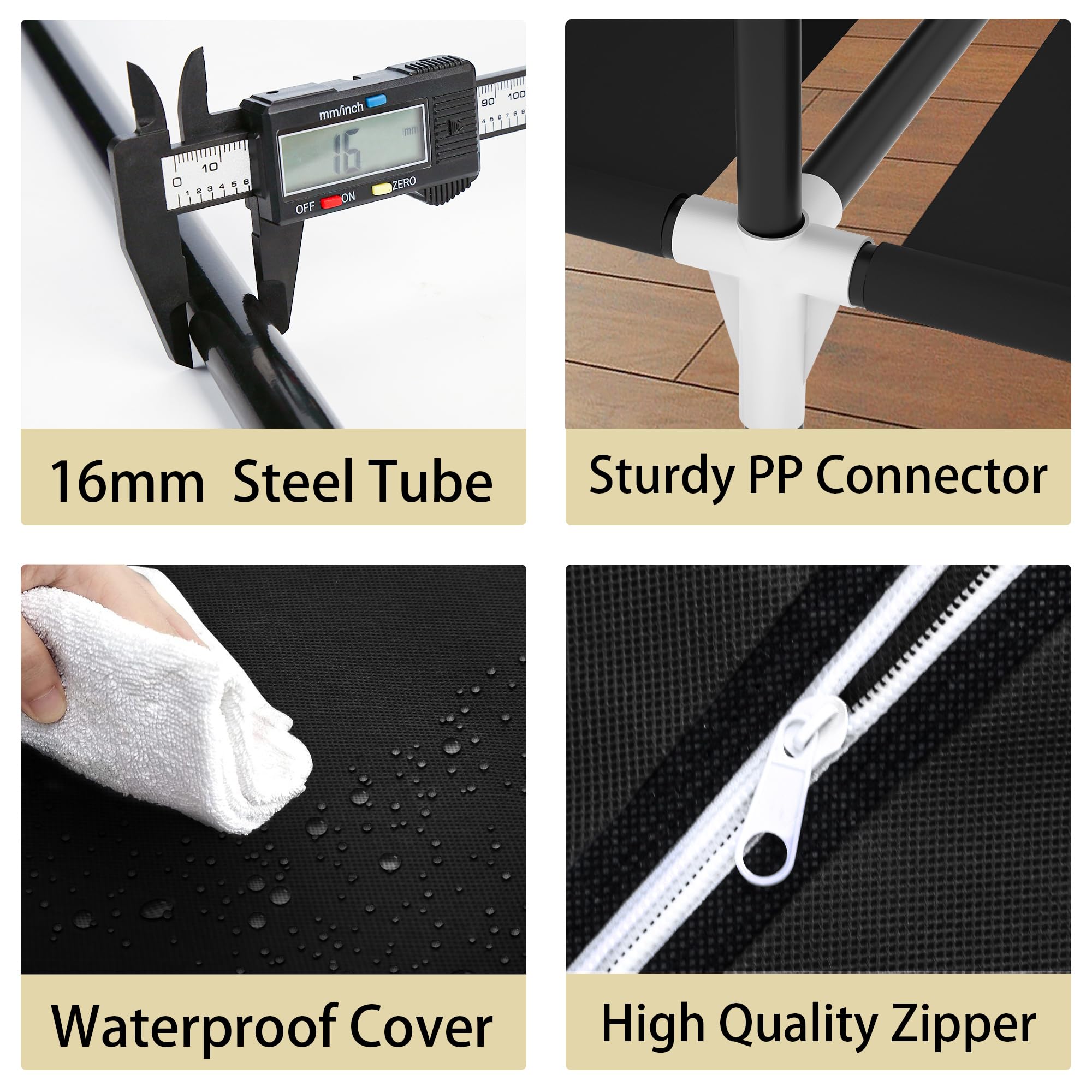 LOKEME side pockets holding hats and accessories for quick-access organization
