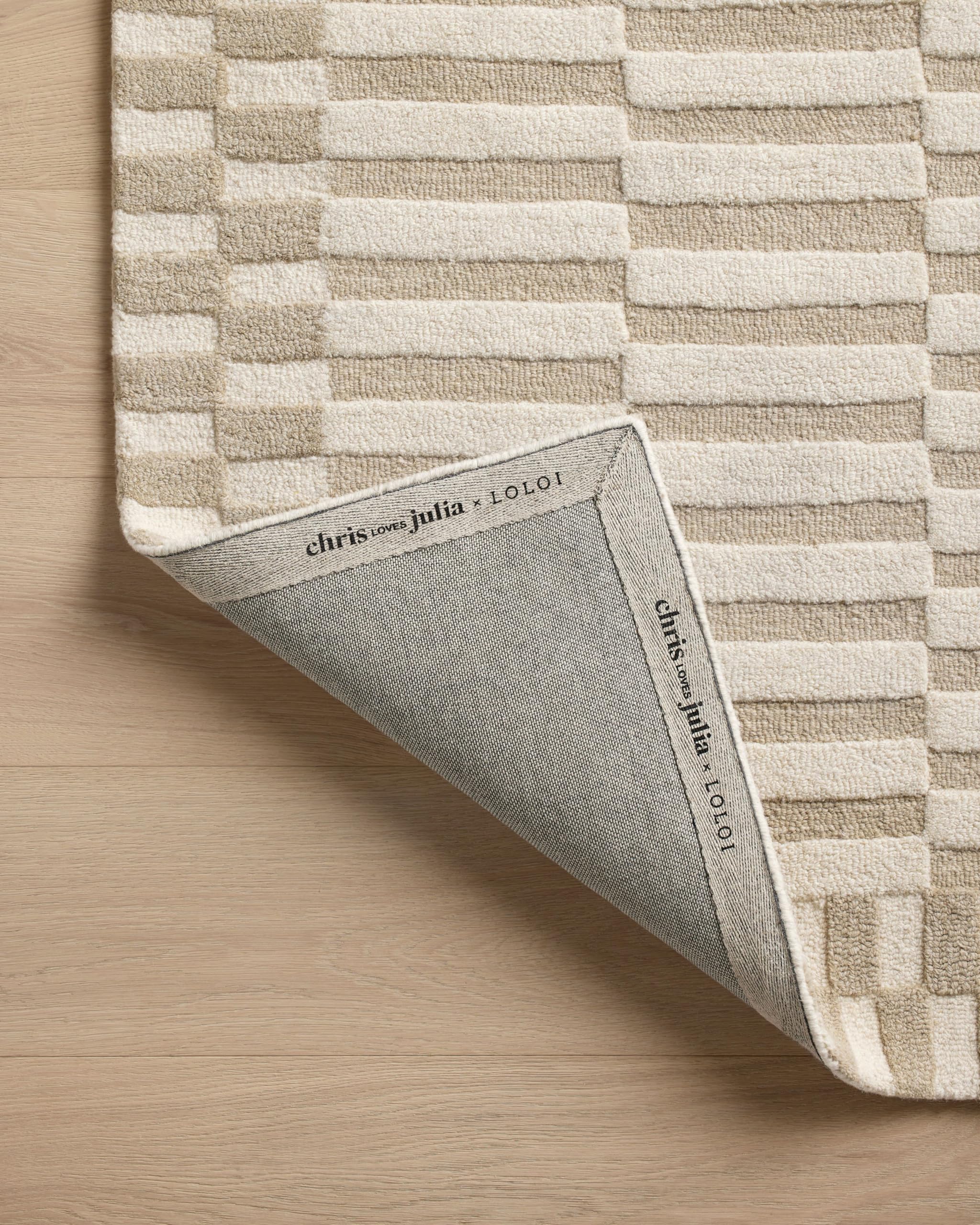 Loloi Bradley in entryway staged benefit welcomes guests with soft surface