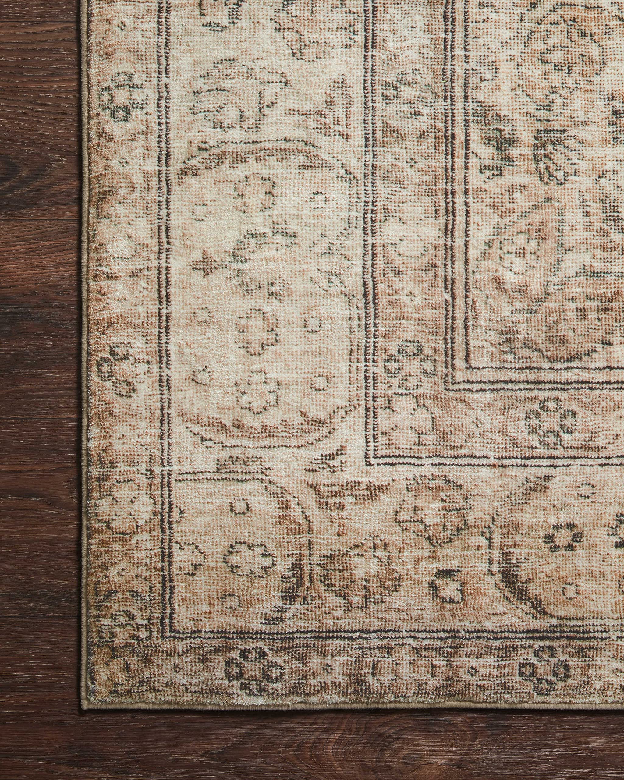 Loloi Margot backing and construction view displaying durable weave