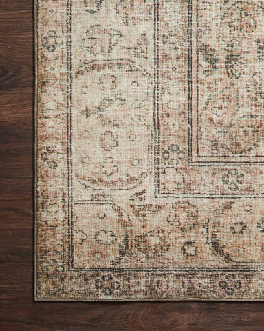 Loloi Margot backing and construction view displaying durable weave