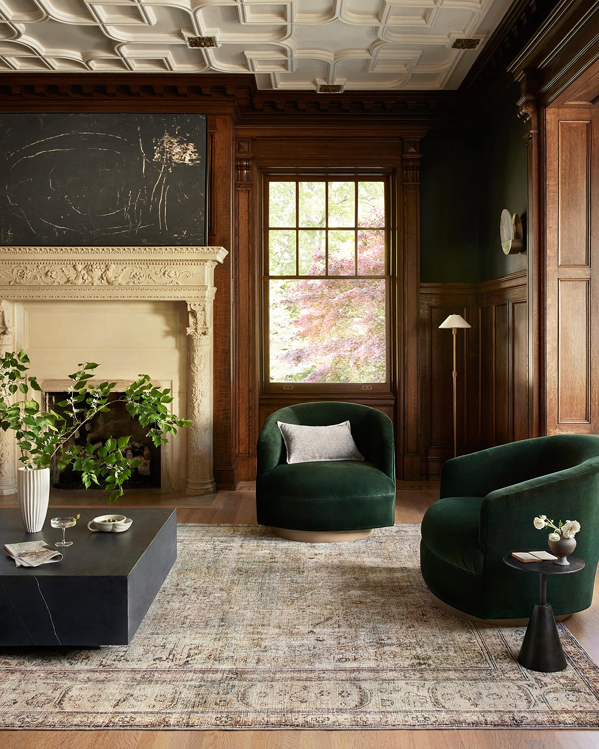 Loloi Margot styled in a living room adding warmth and cohesion