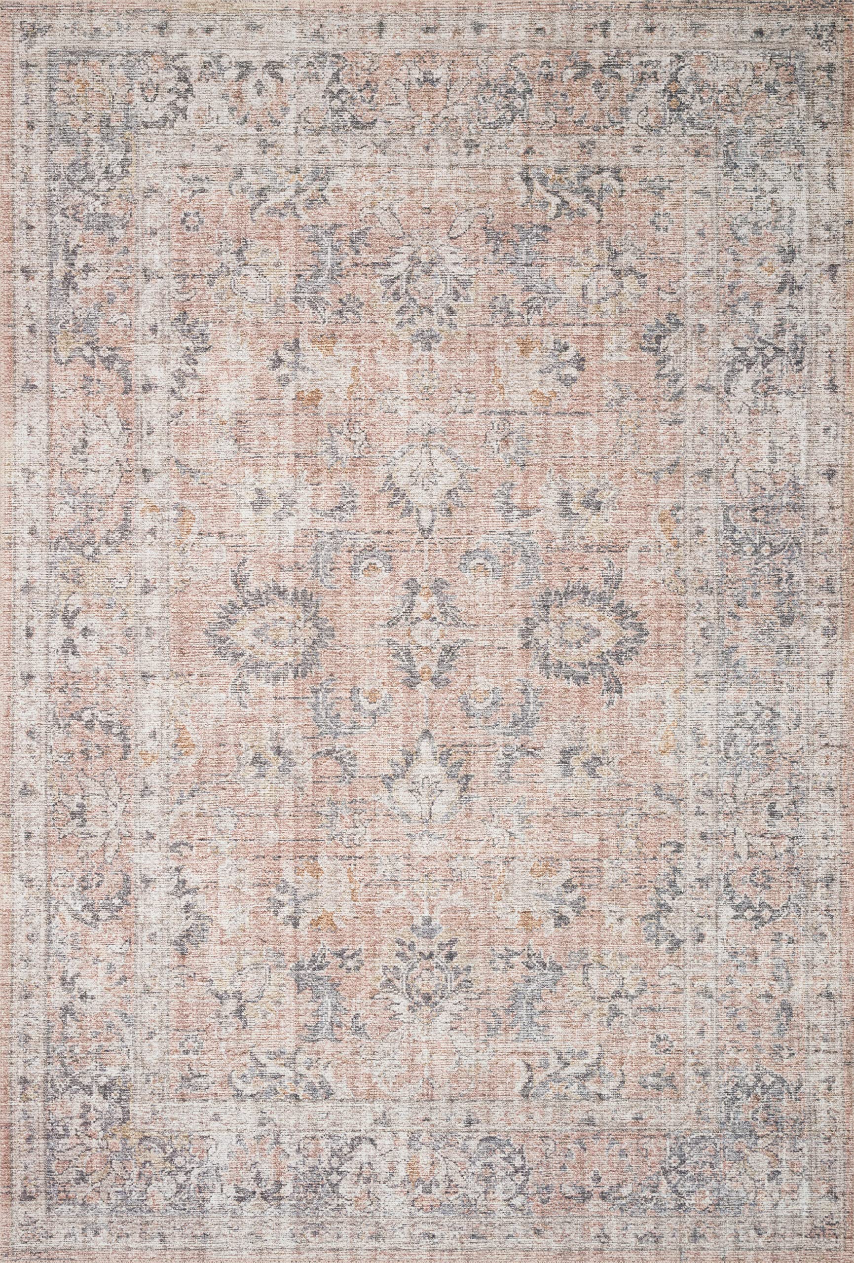 Loloi Skye close-up pile showing polyester texture and durable finish