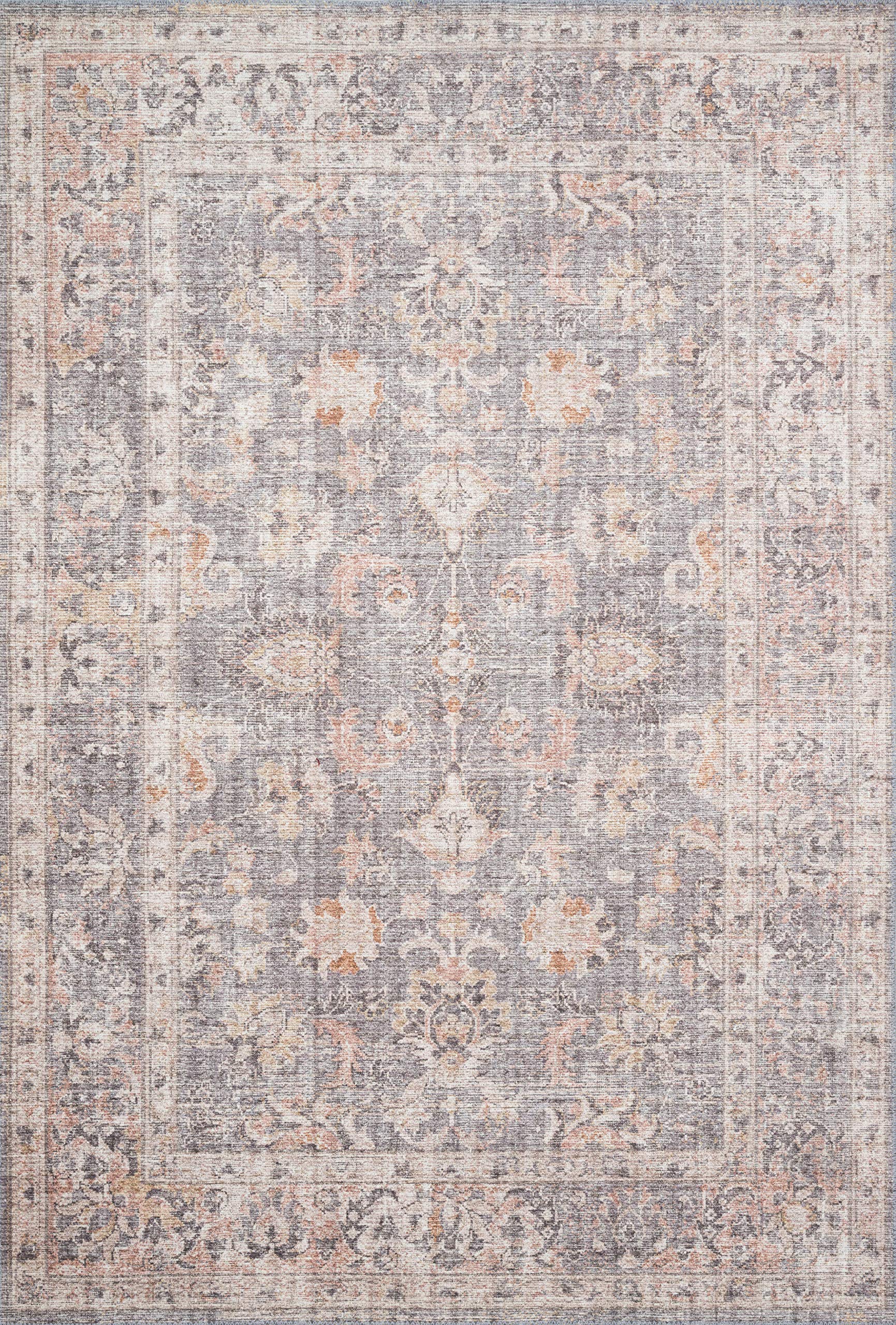 Loloi Skye close-up of polyester weave highlighting texture and durability