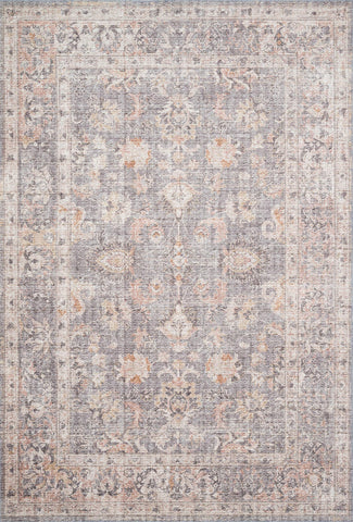 Loloi Skye close-up of polyester weave highlighting texture and durability