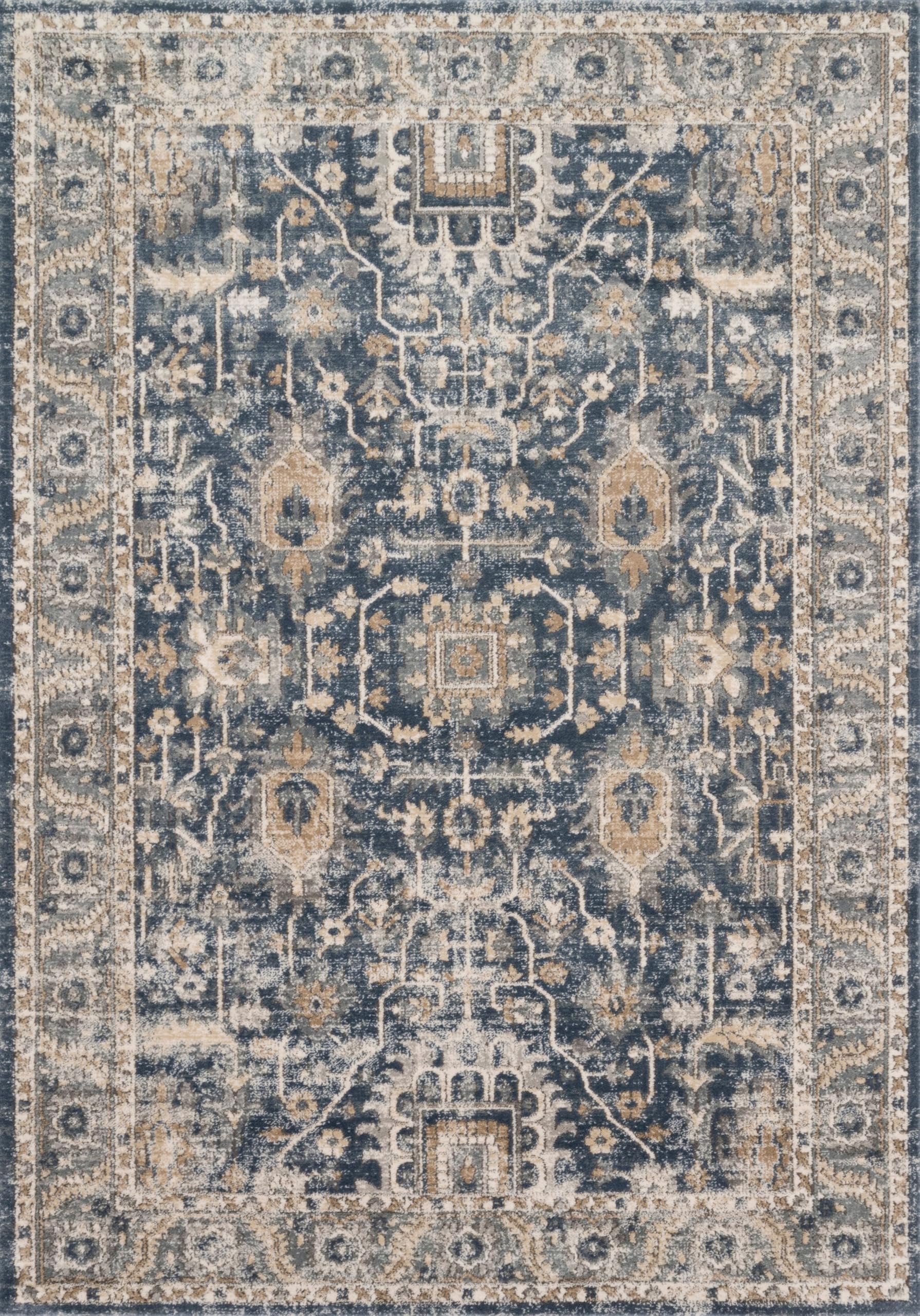 Loloi Teagan pattern detail emphasizing Moroccan-inspired motif and visual interest
