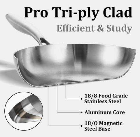 LOLYKITCH close-up of 18/8 stainless-steel surface highlighting durable, food-safe finish