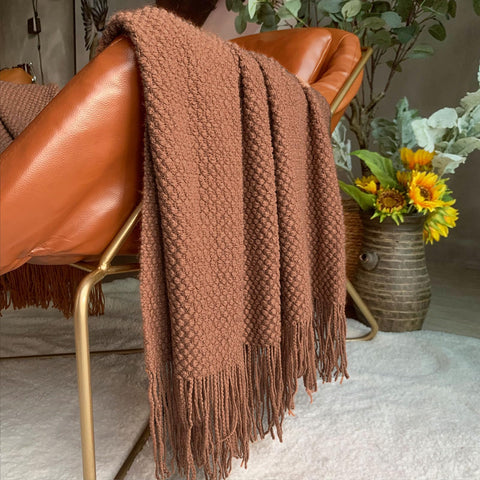LOMAO close-up of bubble knit texture highlighting soft tactile appeal
