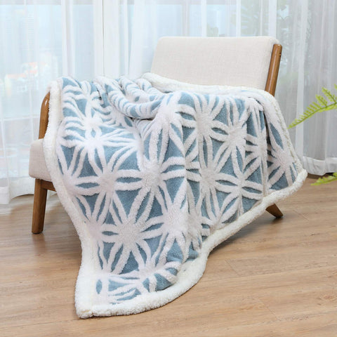 LOMAO sherpa back close-up highlighting plush pile for warm insulation