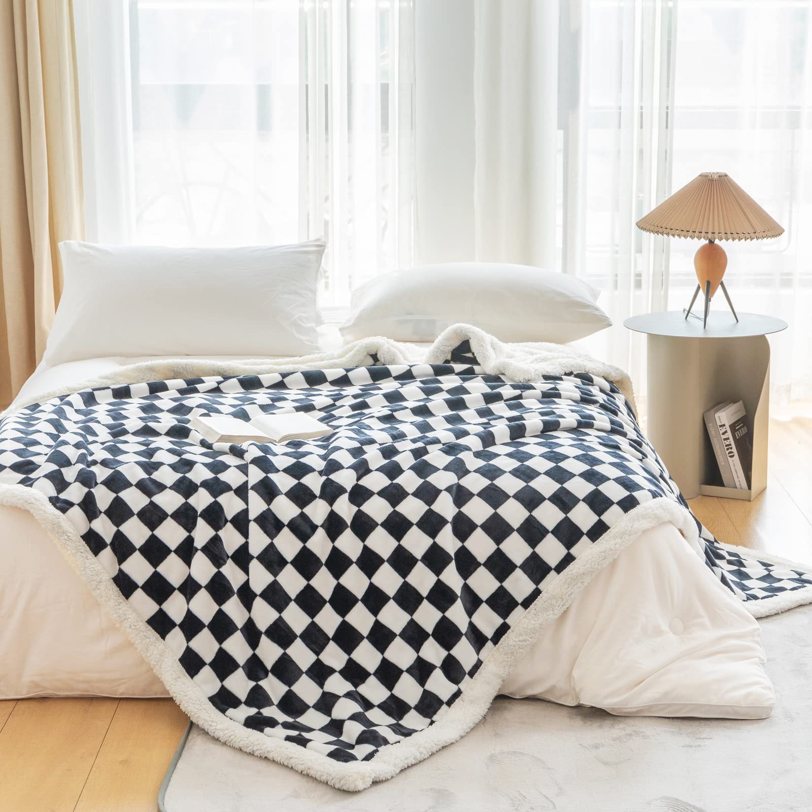 LOMAO throw draped on sofa in use adding cozy comfort to seating