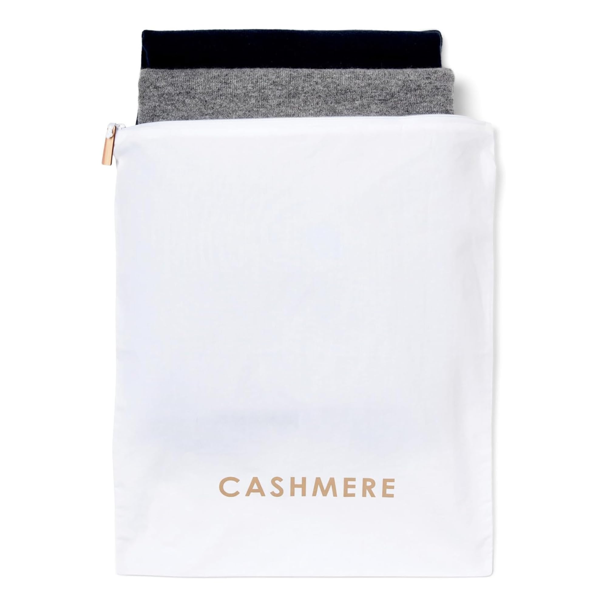 Lona Scott front packaging showing two storage bags and cedar blocks protecting knits