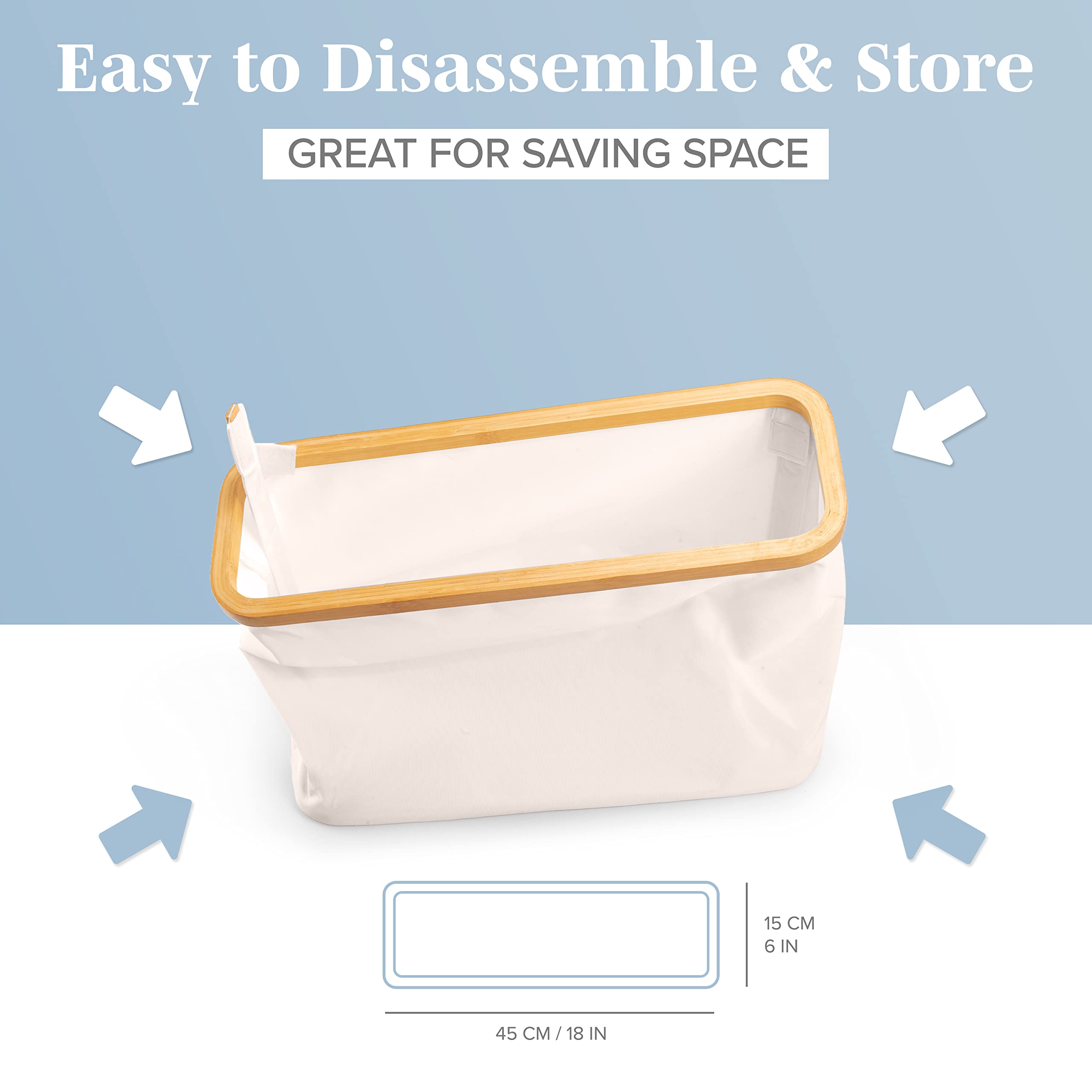 LONBET placed on bathroom shelf demonstrating tidy storage and elegant look
