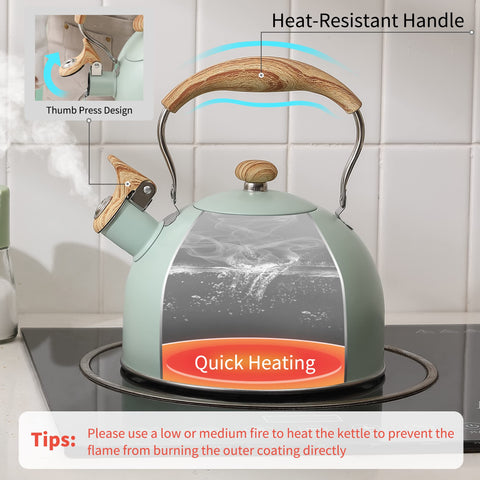 Lonffery kettle on induction stove demonstrating universal stovetop compatibility