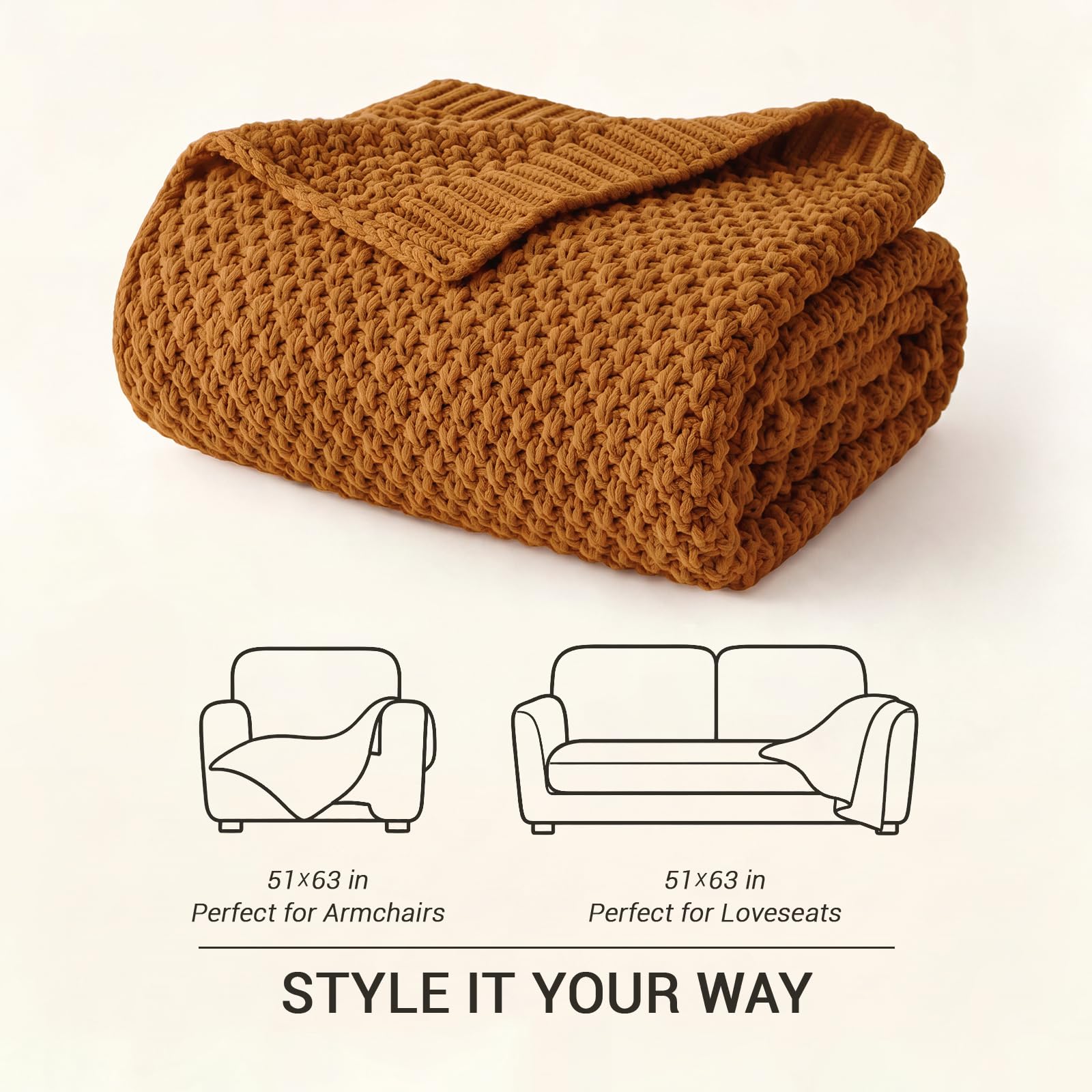 Longhui bedding draped on sofa adding color and comfy sitting layer