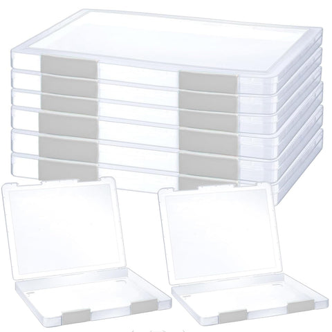 LonlyEagle front view of clear A4 file case showing labeled organization benefit