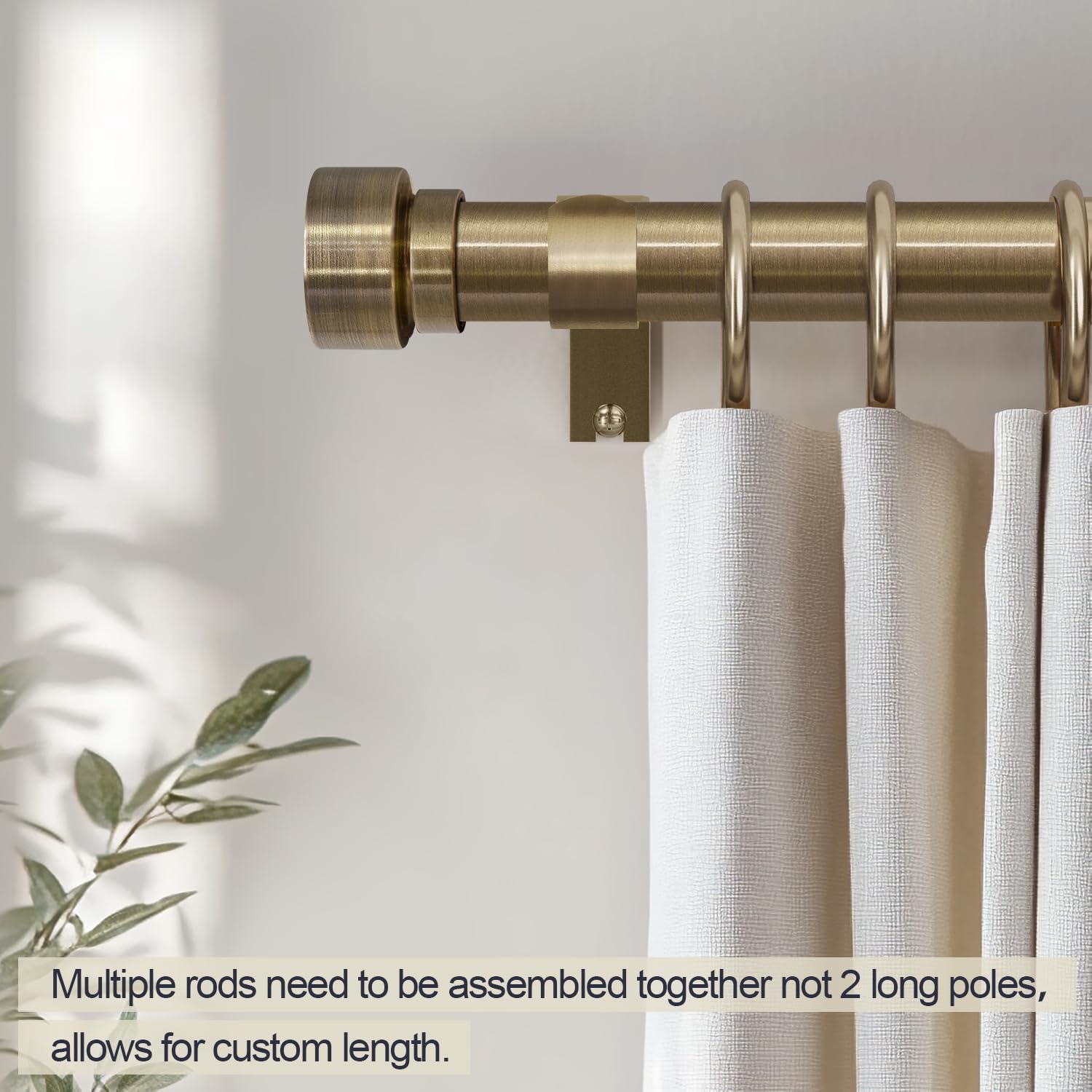 Lootkell metal rod texture and antique bronze finish for lasting visual appeal