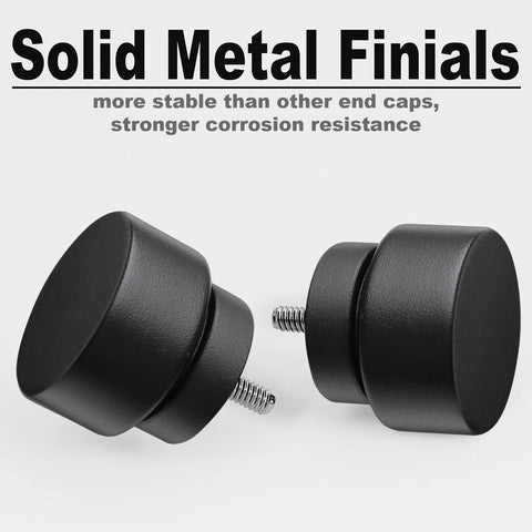 Lootkell solid metal finial closeup highlighting premium build and visual weight