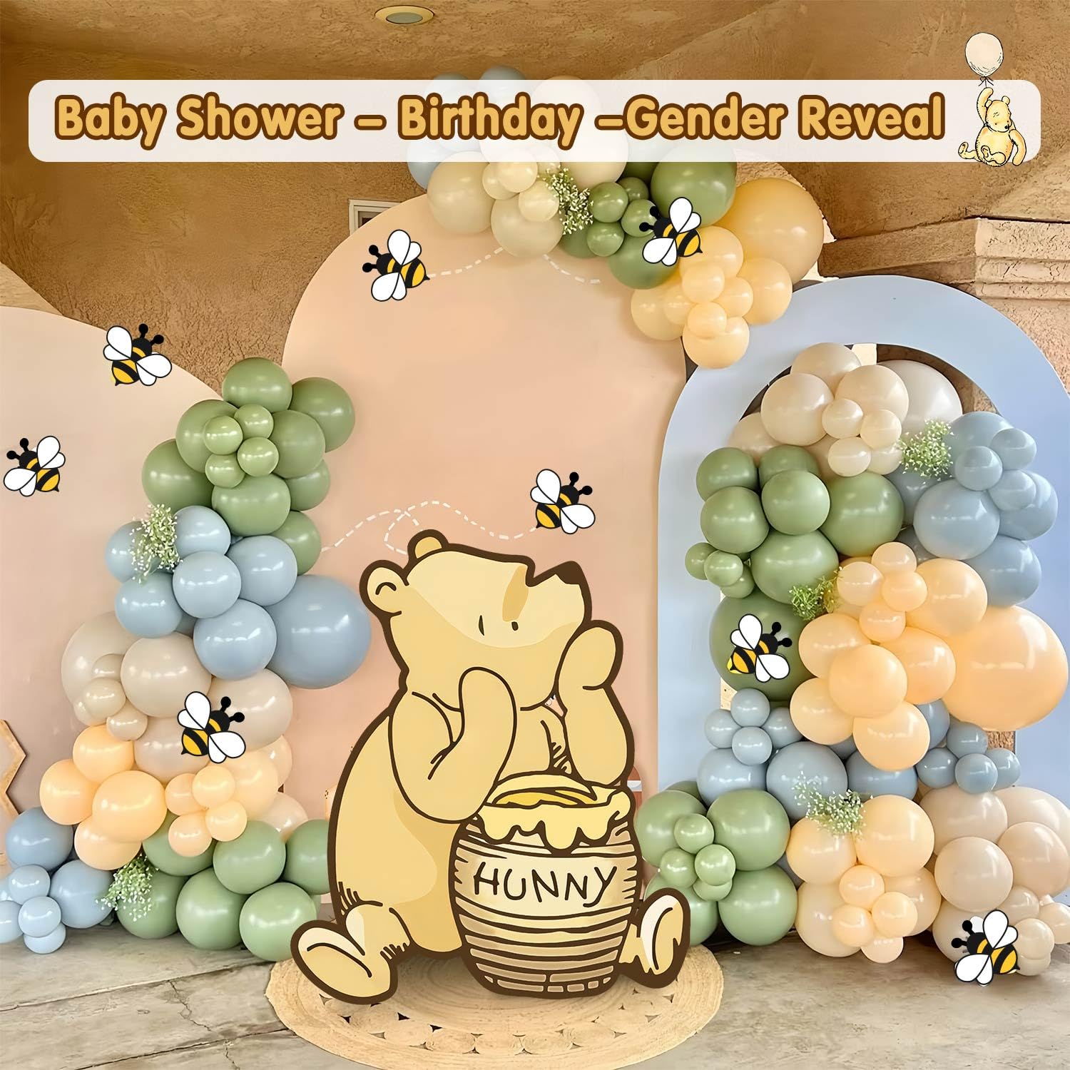 Lopeastar Winnie bee sticker sheet shown for playful, easy accent placement