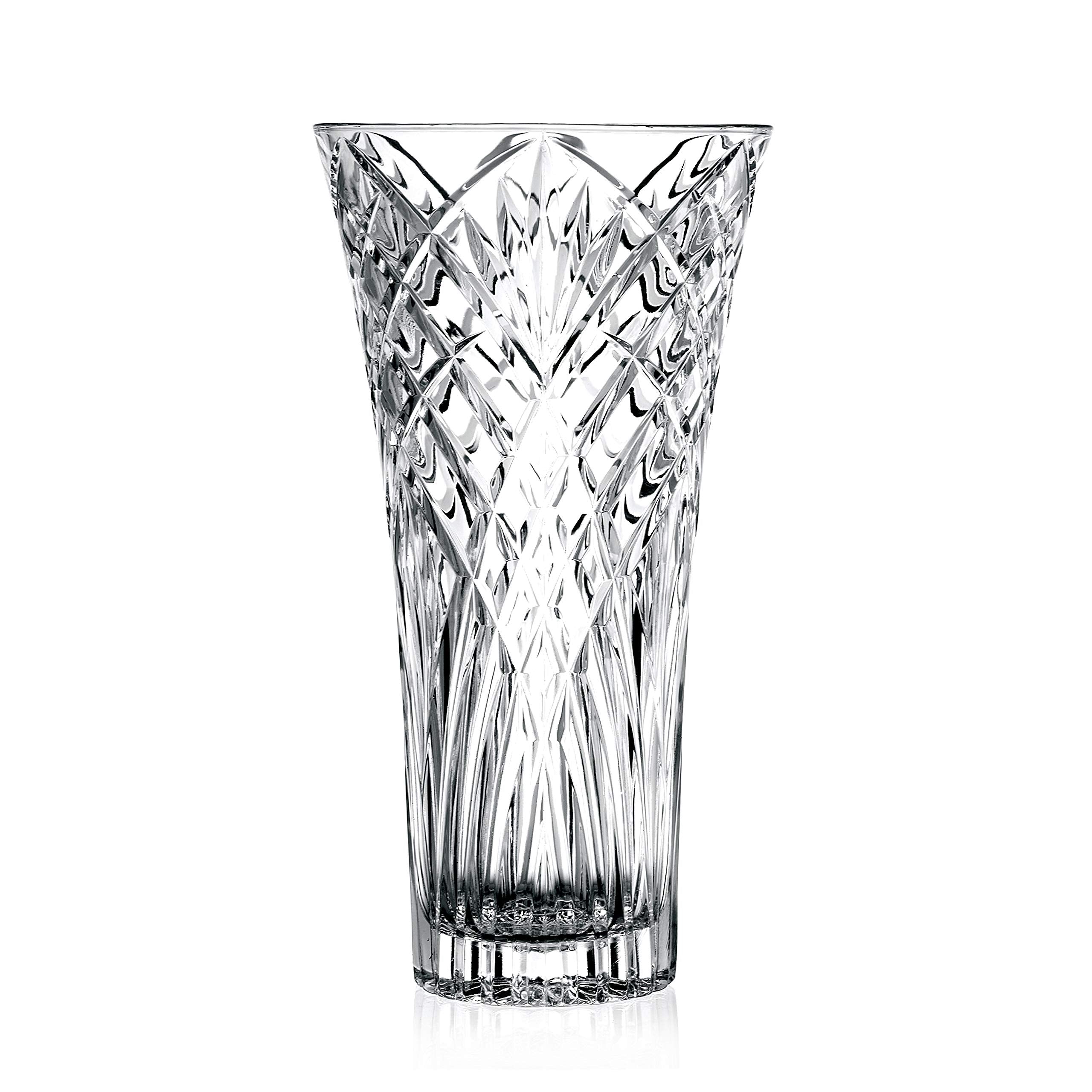 Lorren Home Trends front view showing elegant cut crystal and light reflection benefit