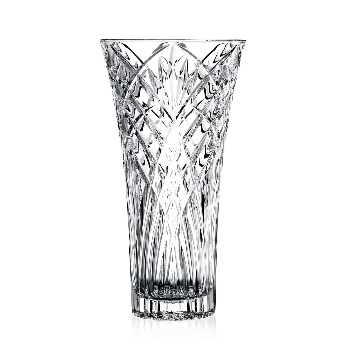 Lorren Home Trends front view showing elegant cut crystal and light reflection benefit