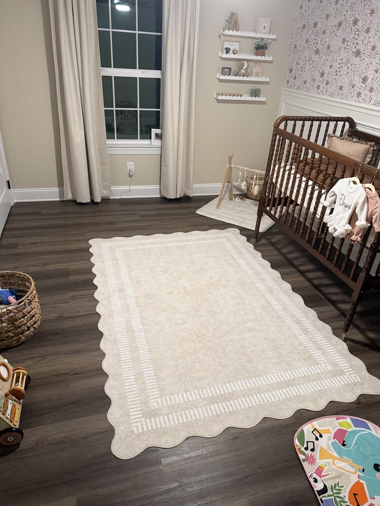 LORWER placed under bed illustrating thin profile and streamlined bedroom look