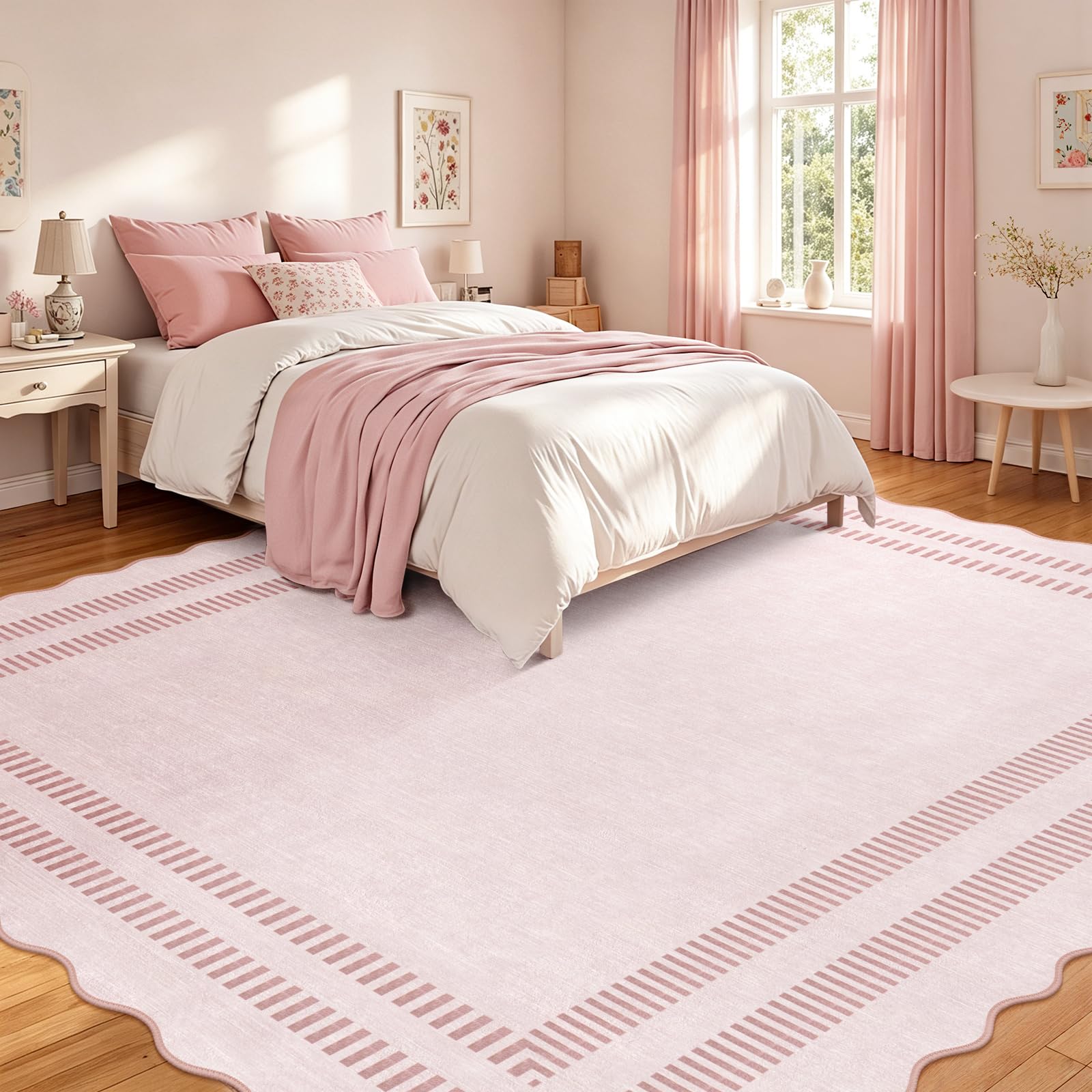 LORWER scalloped edge detail emphasizing decorative border and visual dimension
