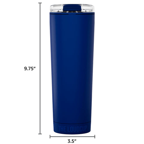 Loud Cup on a tailgate table among fans showing party-ready hydration and noise
