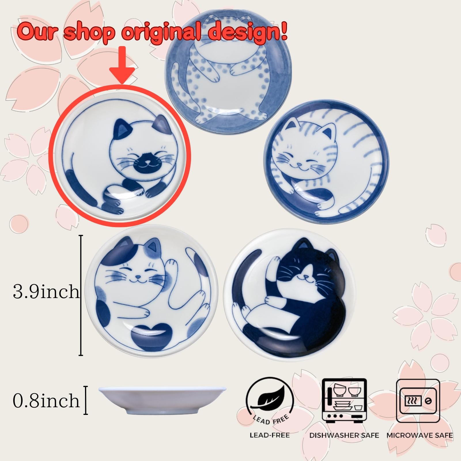 LOVE LOVE JAPAN close-up porcelain glaze showing smooth durable finish