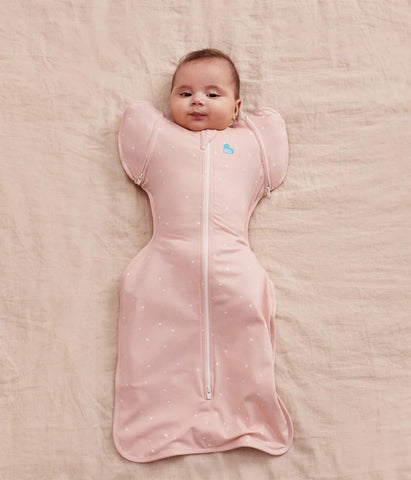 Love to Dream packaging and label showing clear sizing and fabric information benefit