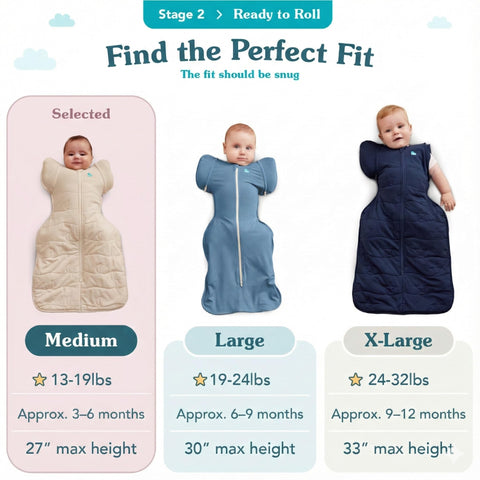 Love to Dream detail of zip-off wing showing staged arm-release benefit