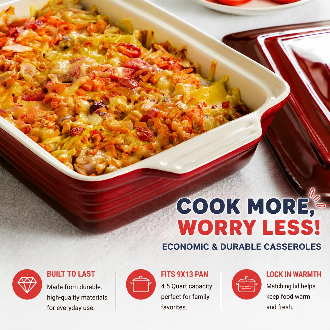 LOVECASA served on dining table showing attractive serve-and-present benefit