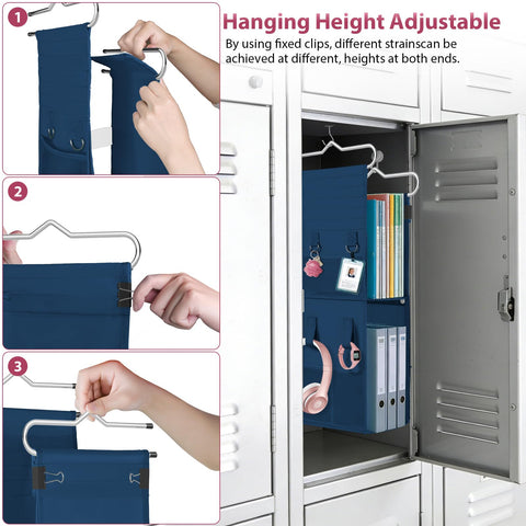 LOVEGRASS fixed D-rings and carabiner hook securing keys for fast retrieval