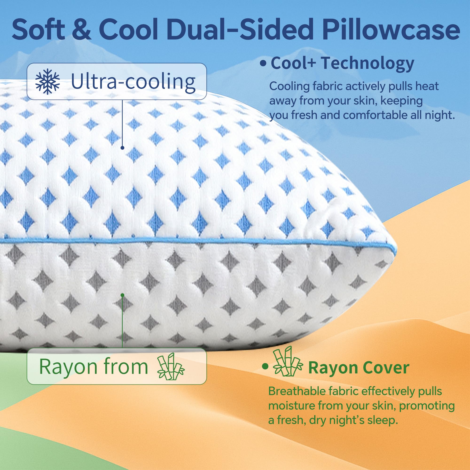 LOVELYREST zippered washable cover removed to show easy care and improved hygiene