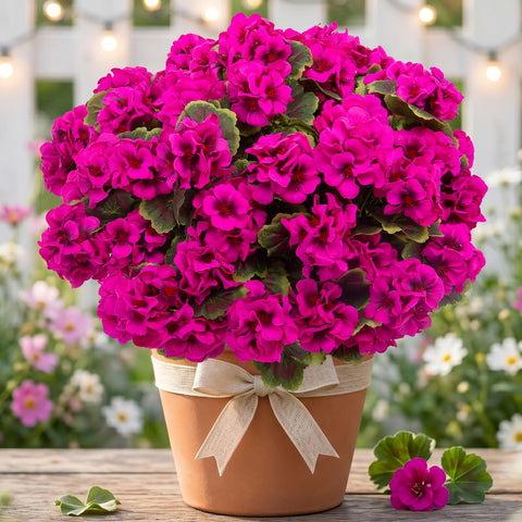 lovemoon balcony display showing durable, sun-ready blooms for outdoor decor benefit