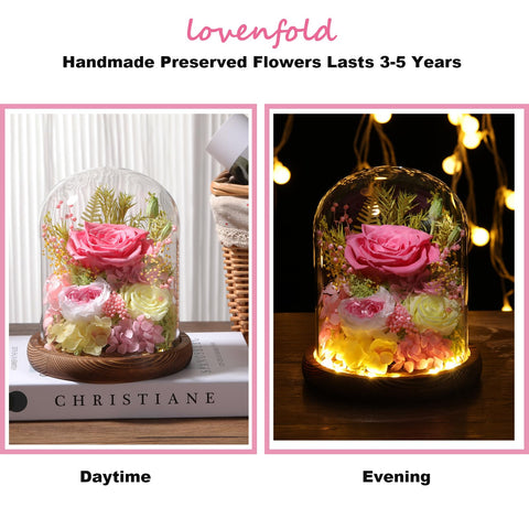 lovenfold wood-tone base LED detail highlighting soft glow and ambient lighting benefit