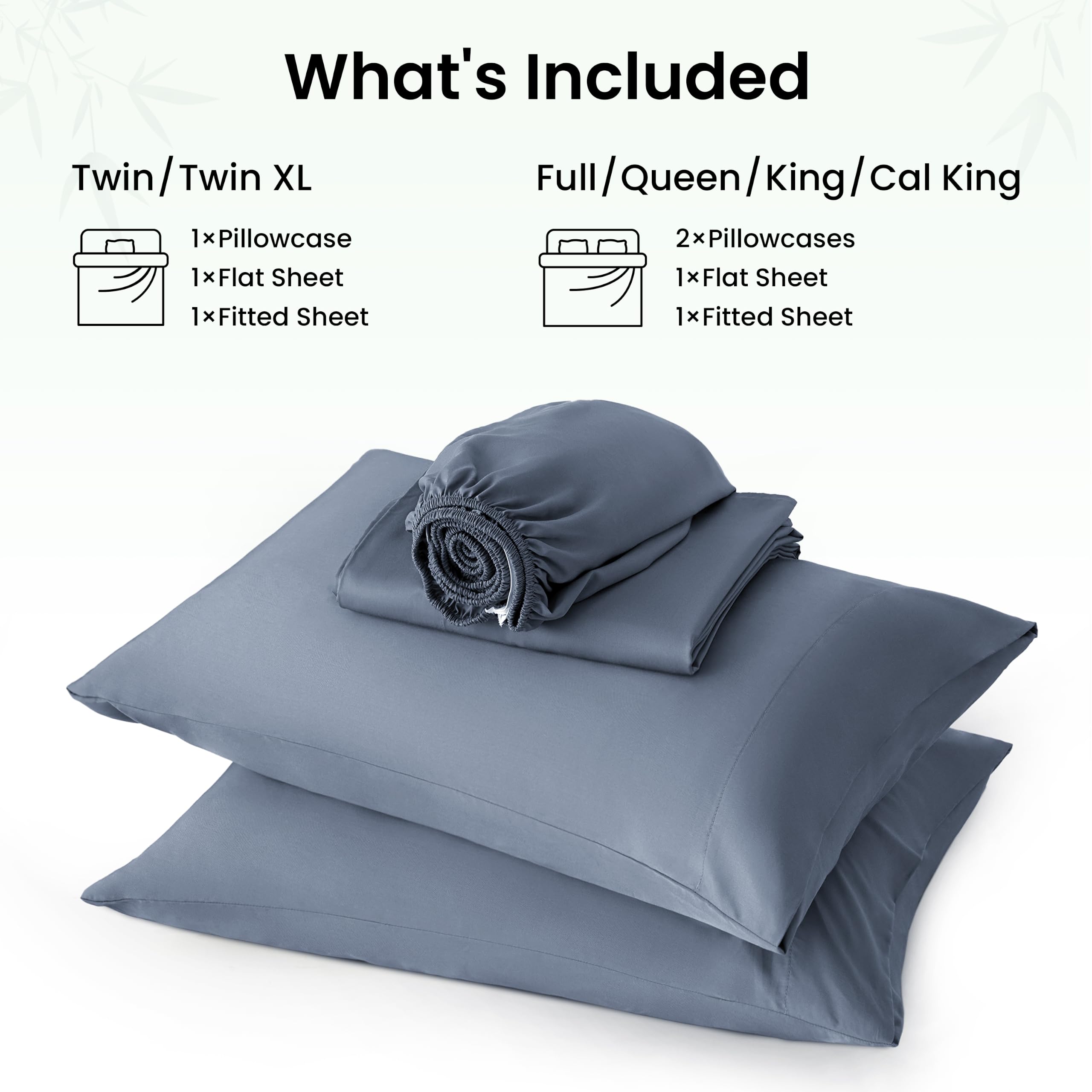 Care tag and washing instructions on Love's cabin sheets, easy machine care advantage