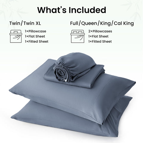 Care tag and washing instructions on Love's cabin sheets, easy machine care advantage
