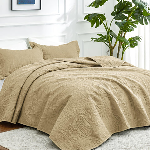 Love's cabin coin pattern close-up shows embossed texture and durable finish