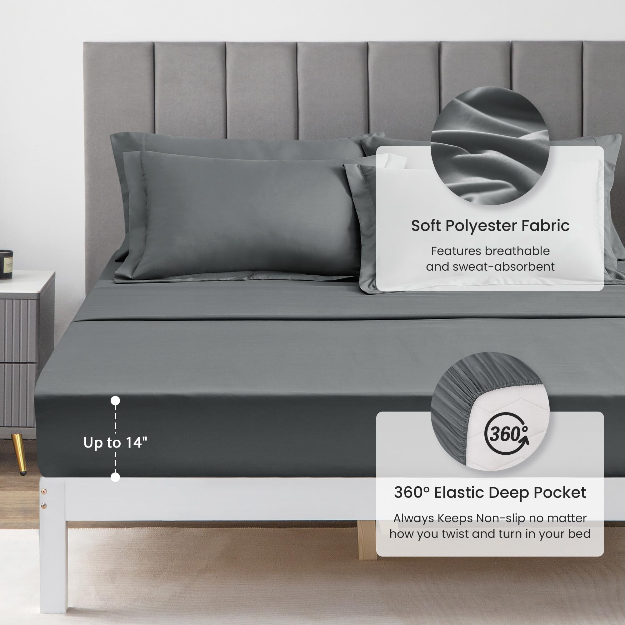 Love's cabin comforter on made bed demonstrating all-season comfort benefit