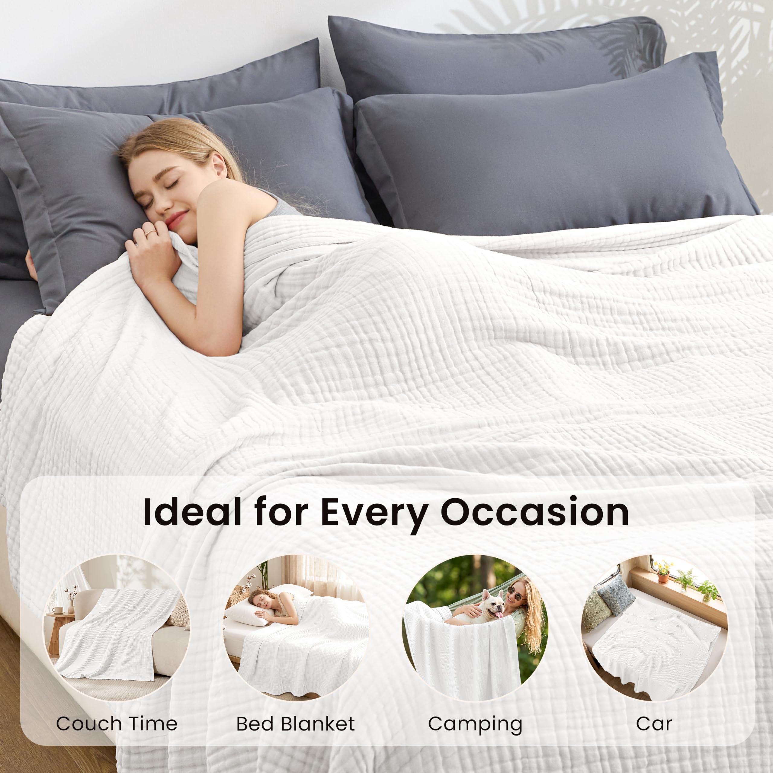 Love's cabin used as a couch throw during movie night, lightweight warmth for lounging