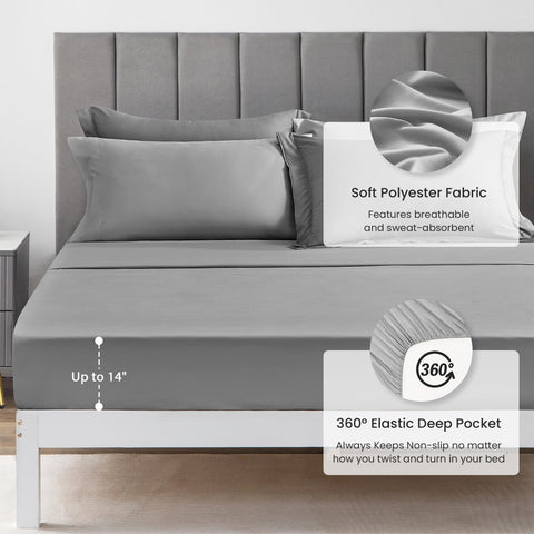 Love's cabin fitted sheet deep pocket displayed fitting mattress snugly