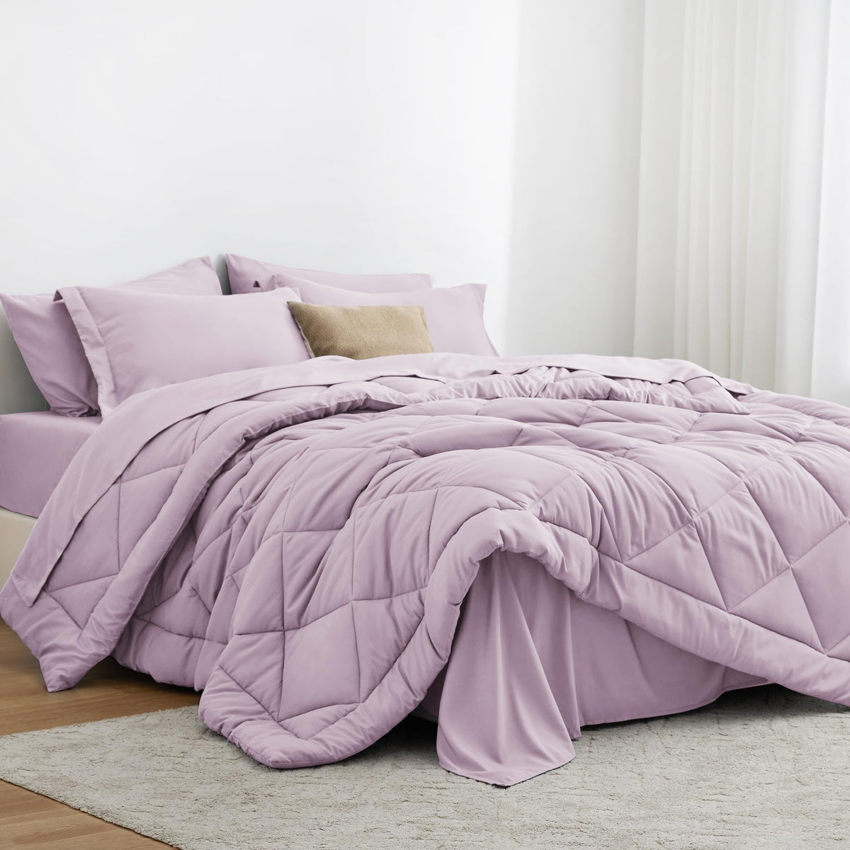 Love's cabin full comforter front view showing color and coordinated set benefit